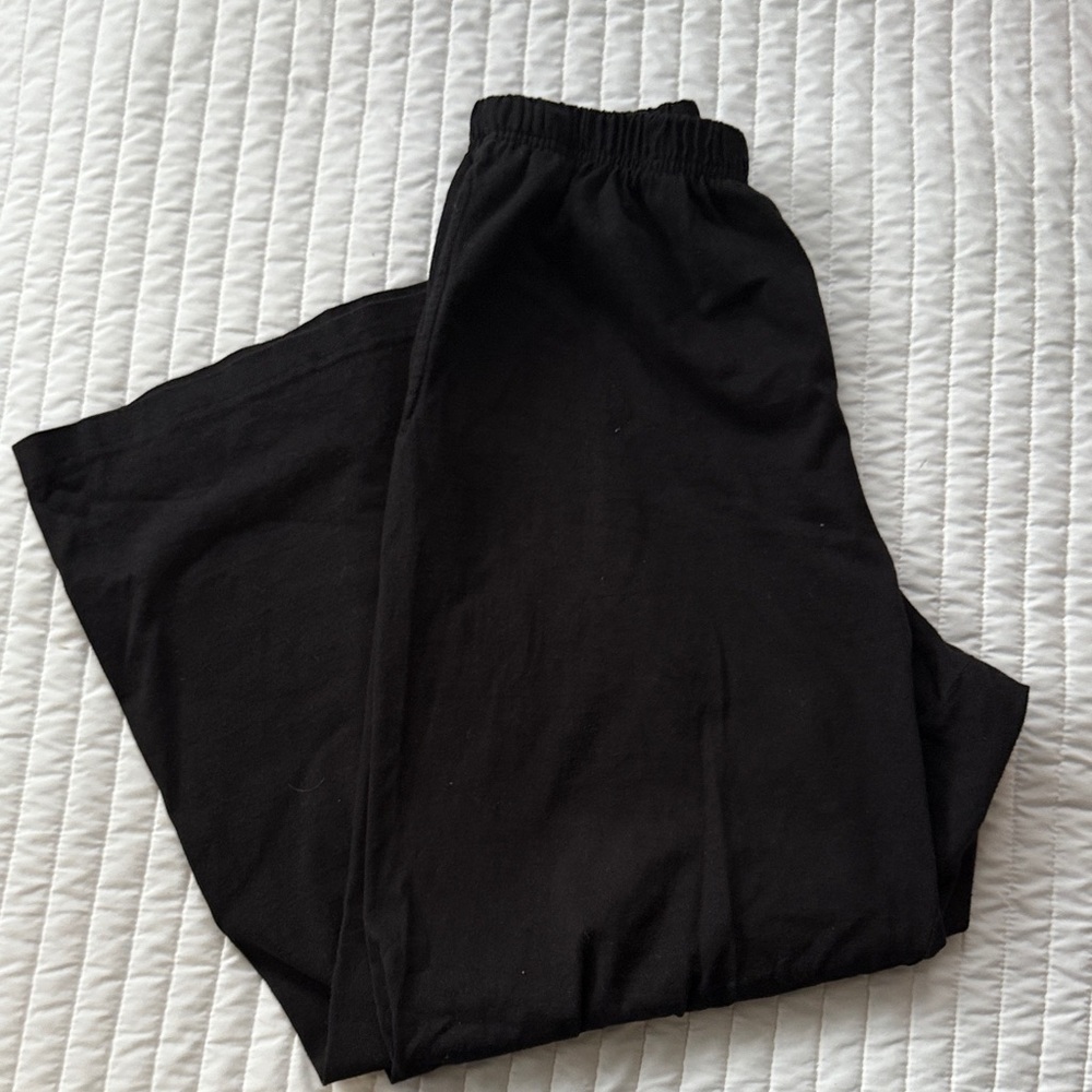 Los Angeles apparel - Black Wide-Leg Pants - size L